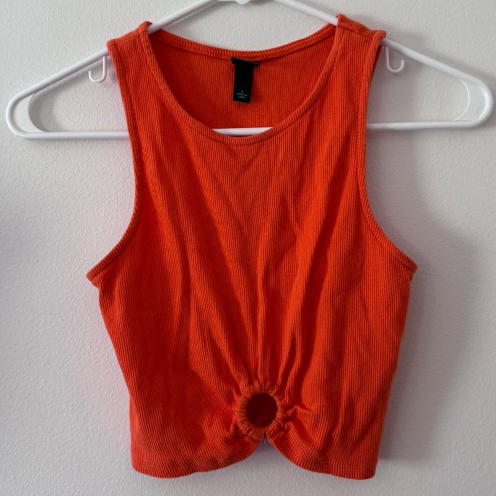 Orange Crop Top